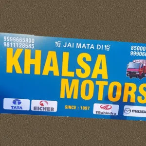 khalsa motors acp cutting signage