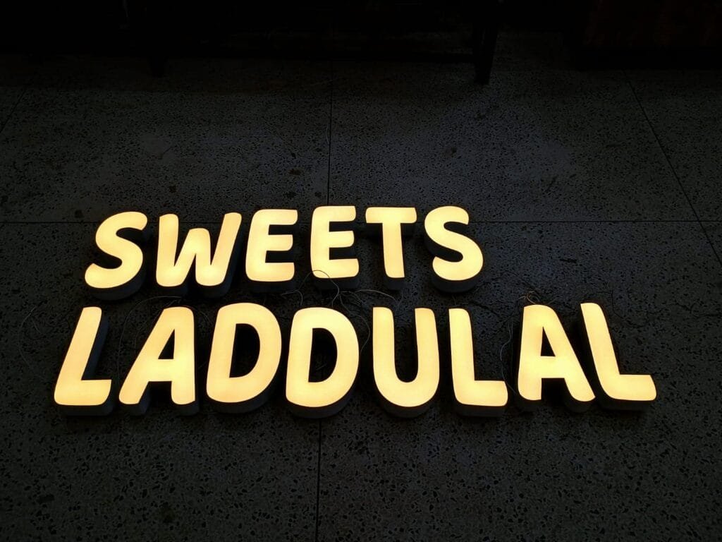 Liquid LED Letter
