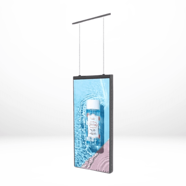 Single Sided Hanging Window Digital Signage