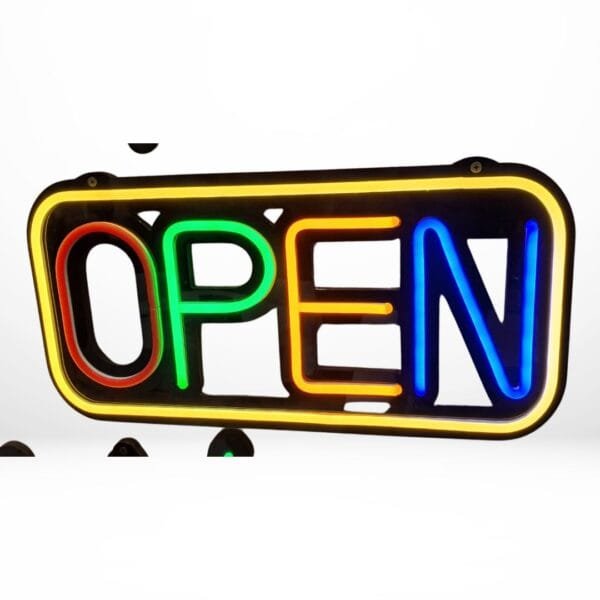 Open Neon Sign