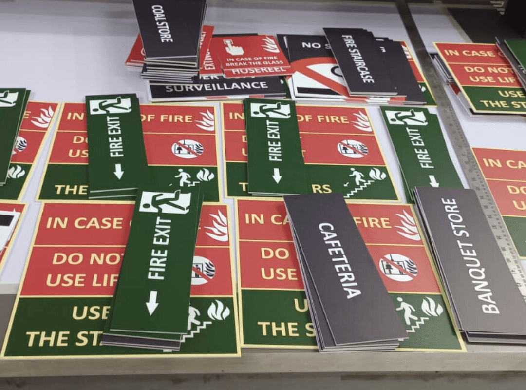 Safety Name Plate Signage