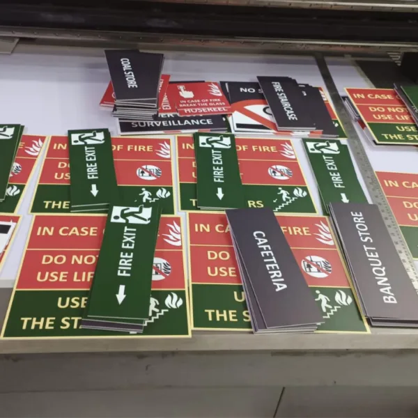 Safety Name Plate Signage