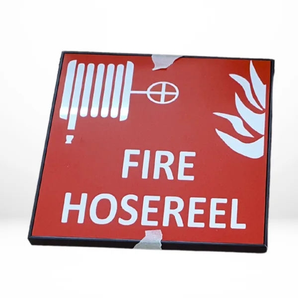 Safety Fire Hosereel Name Plate Signage