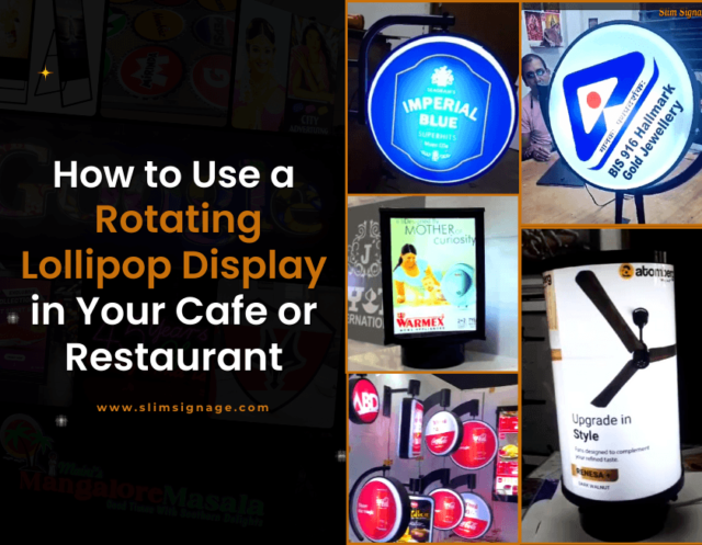 How to Use a Rotating Lollipop Display in Your Cafe or Restaurant