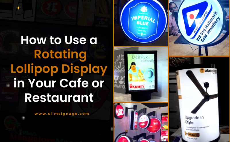 How to Use a Rotating Lollipop Display in Your Cafe or Restaurant