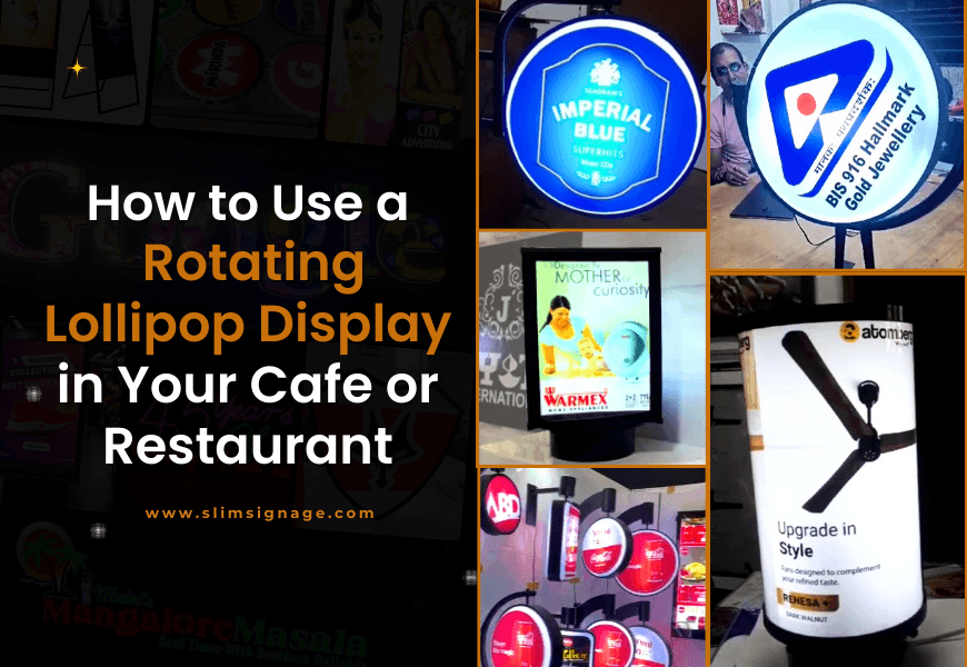 How to Use a Rotating Lollipop Display in Your Cafe or Restaurant