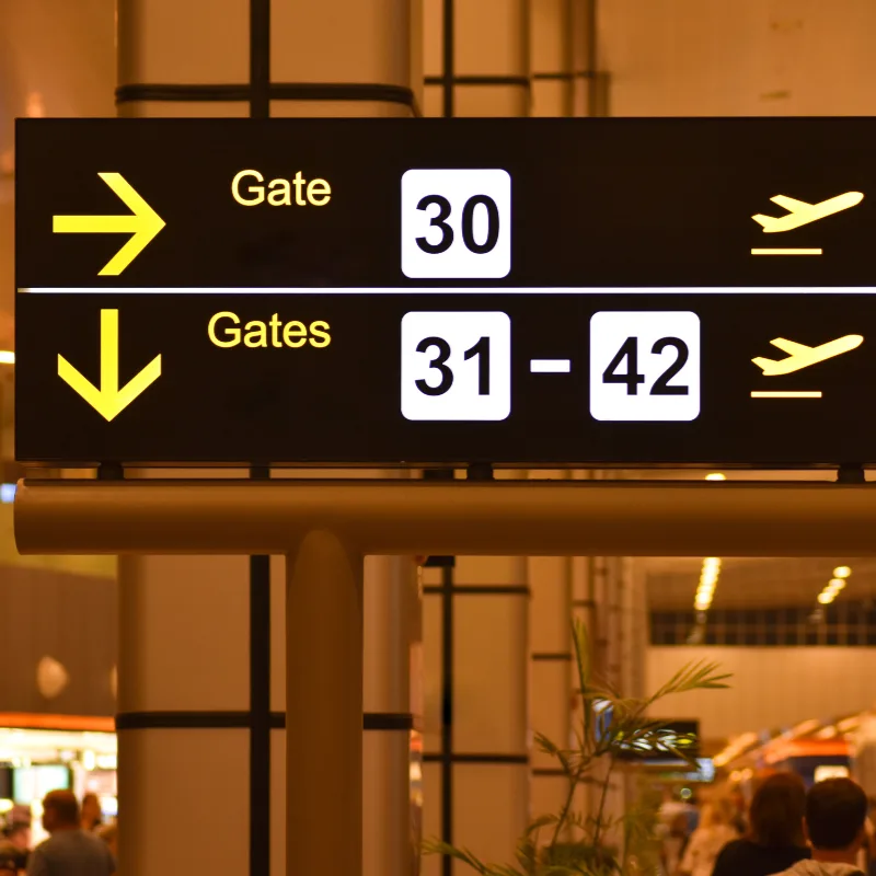 Airport Sign boards
