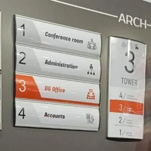Aluminium Modular Name Plate