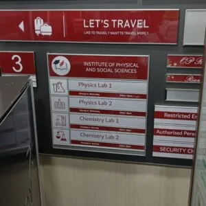 Aluminium Sliding Name Plate