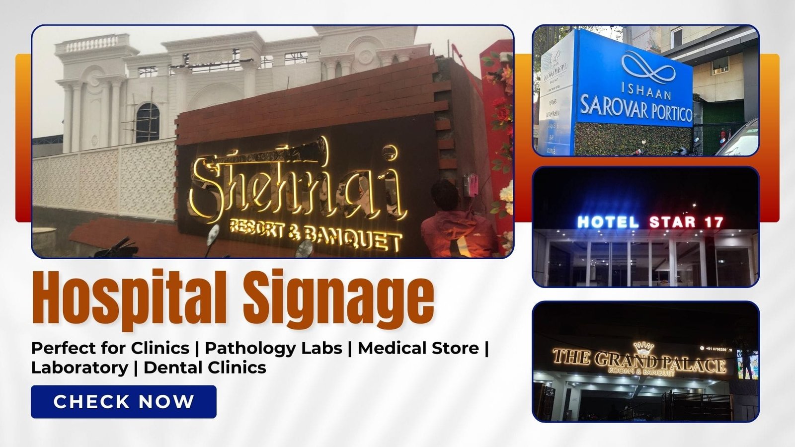 Buy Hospital SIgnage at Slim Signage