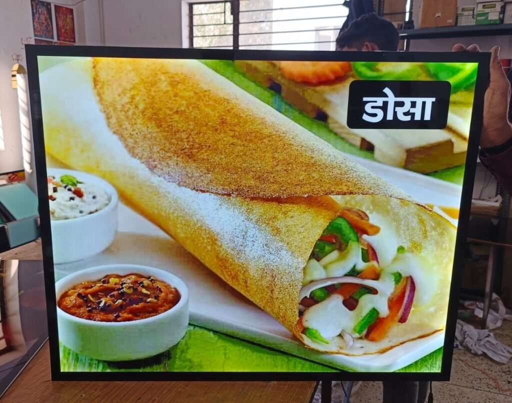 LED Rectangular Restaurant Blockout SIgnage