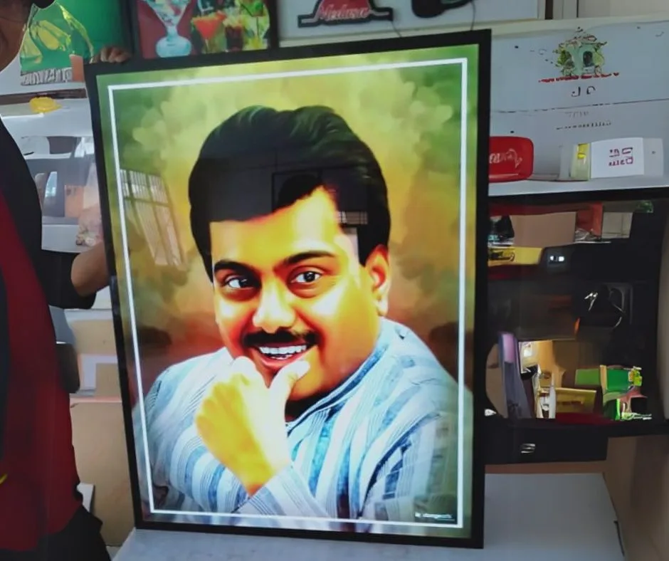 ln mishra college led sign board