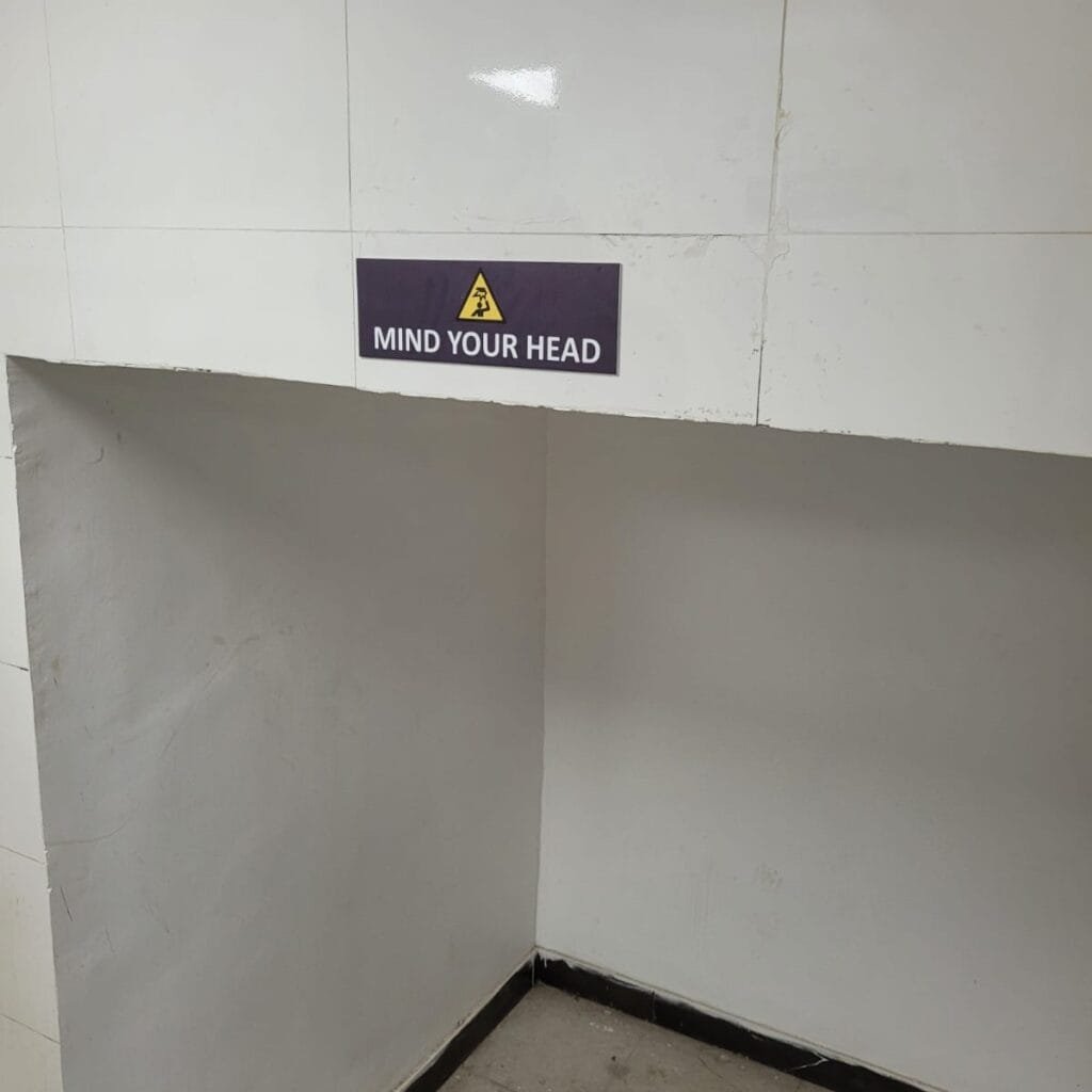 mind your head name plate