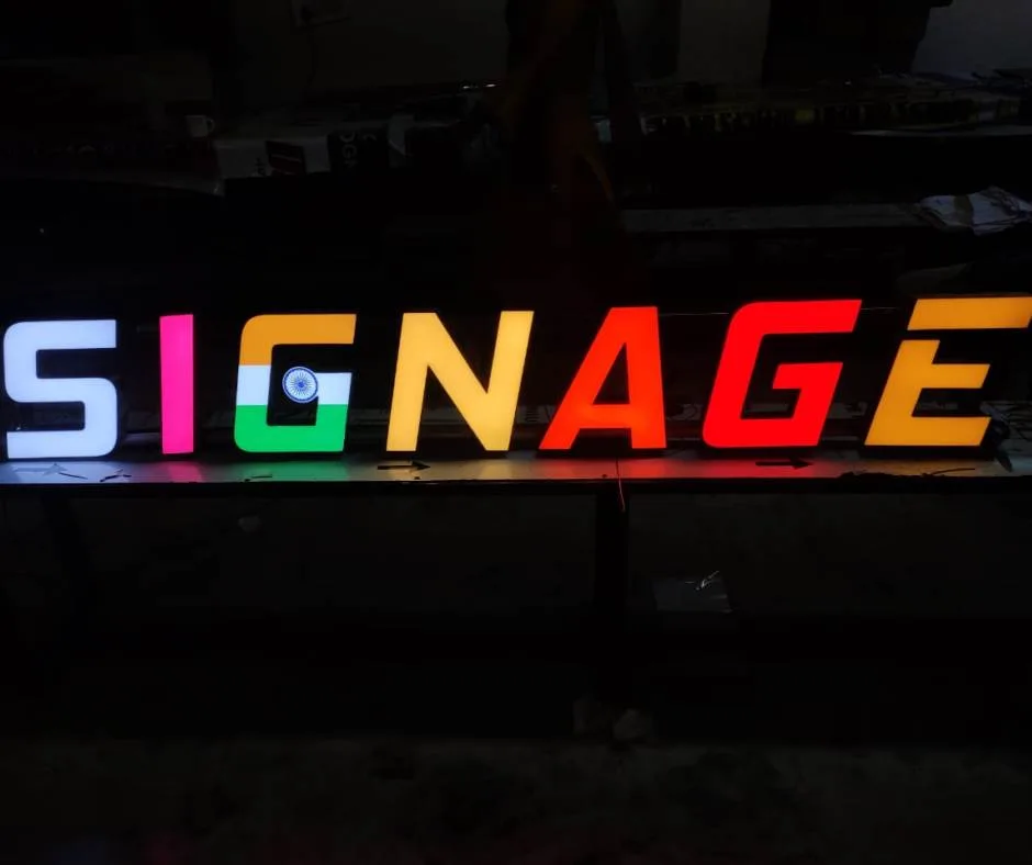 signage liquid letter sign board