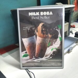Ultra slim light box by slim signage