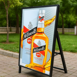 a frame led signage
