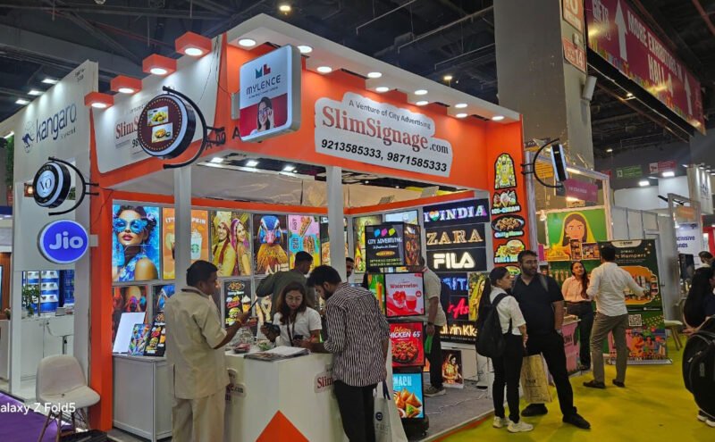 Slim Signage participated in Gifts World Expo 2025 delhi